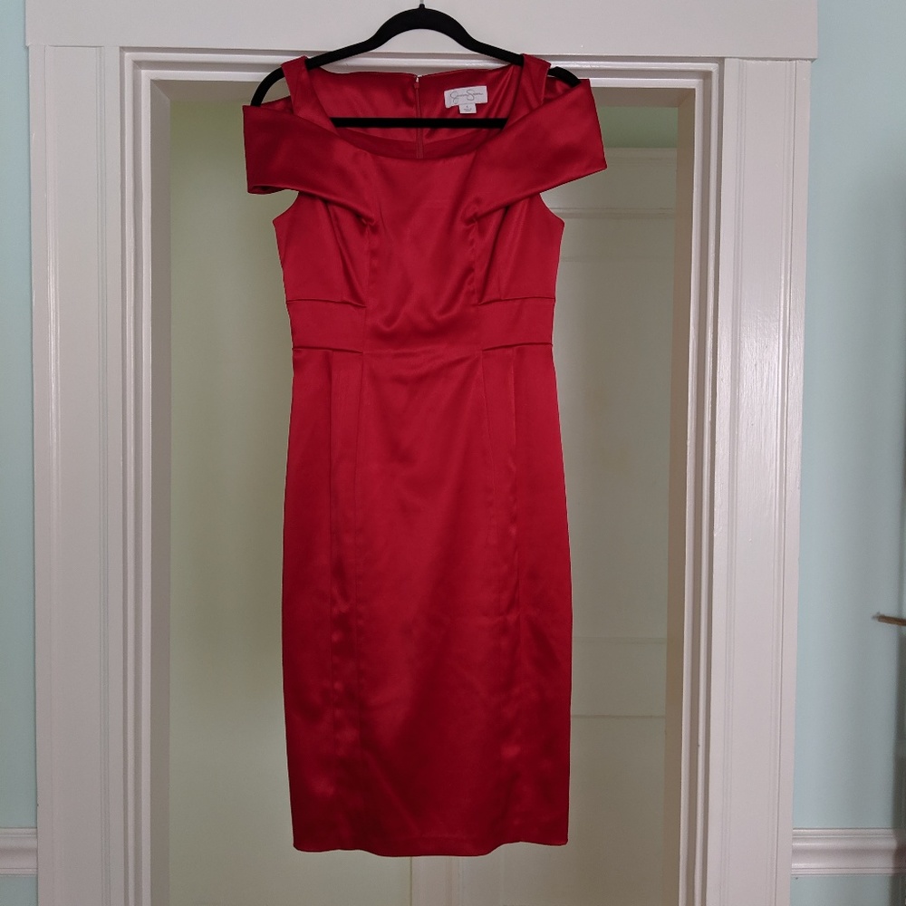 Jessica Simpson Red Cocktail Dress